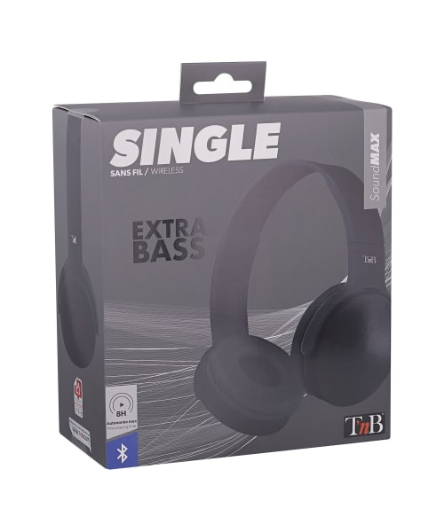 Casque Bluetooth 5.0 SINGLE Noir T'nB – Image 3