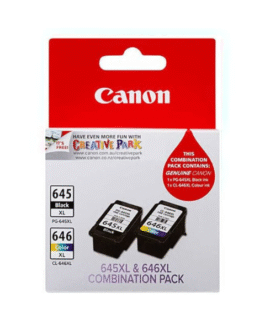 Pack Canon 645XL Noire / 646 XL Couleur